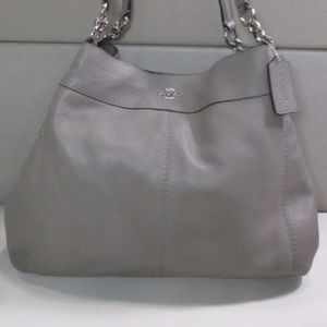 Coach Leather Bag with three compartments